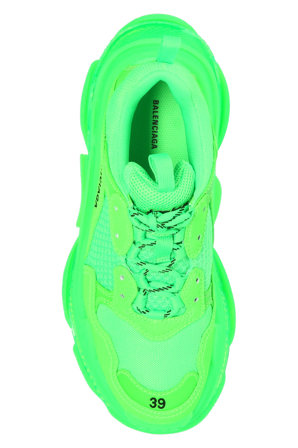 Triple s shop vert fluo